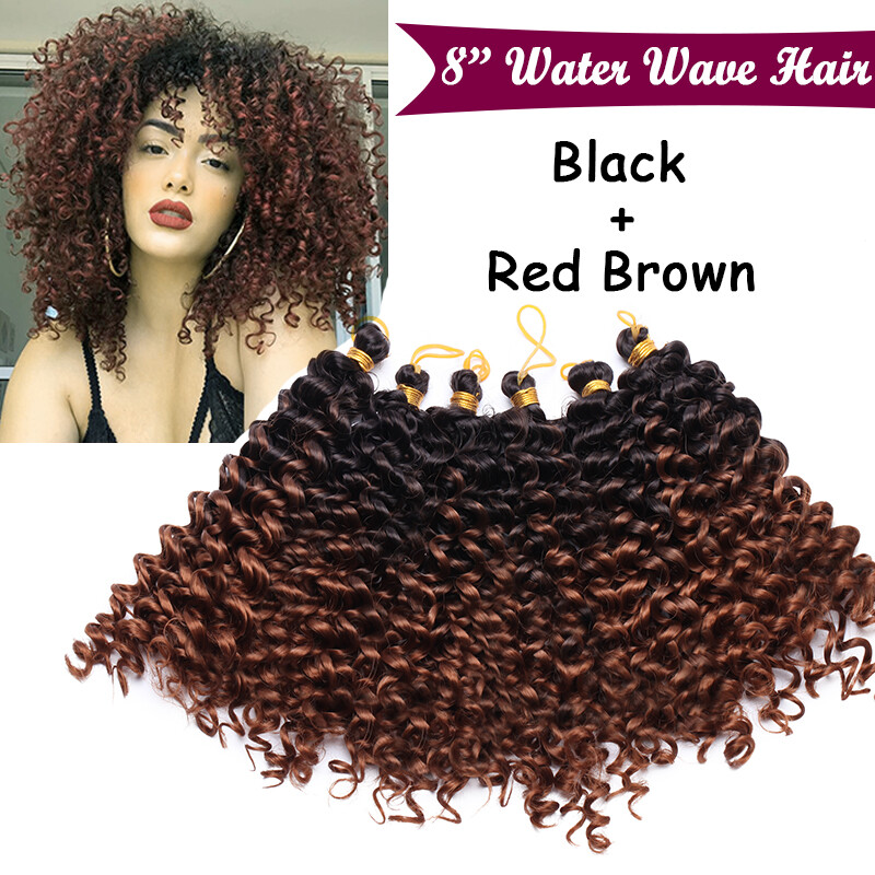 Deep Wave Bulk Braid 8/14/28″ Locs Boho Weave Braiding Curly Braids Extensions