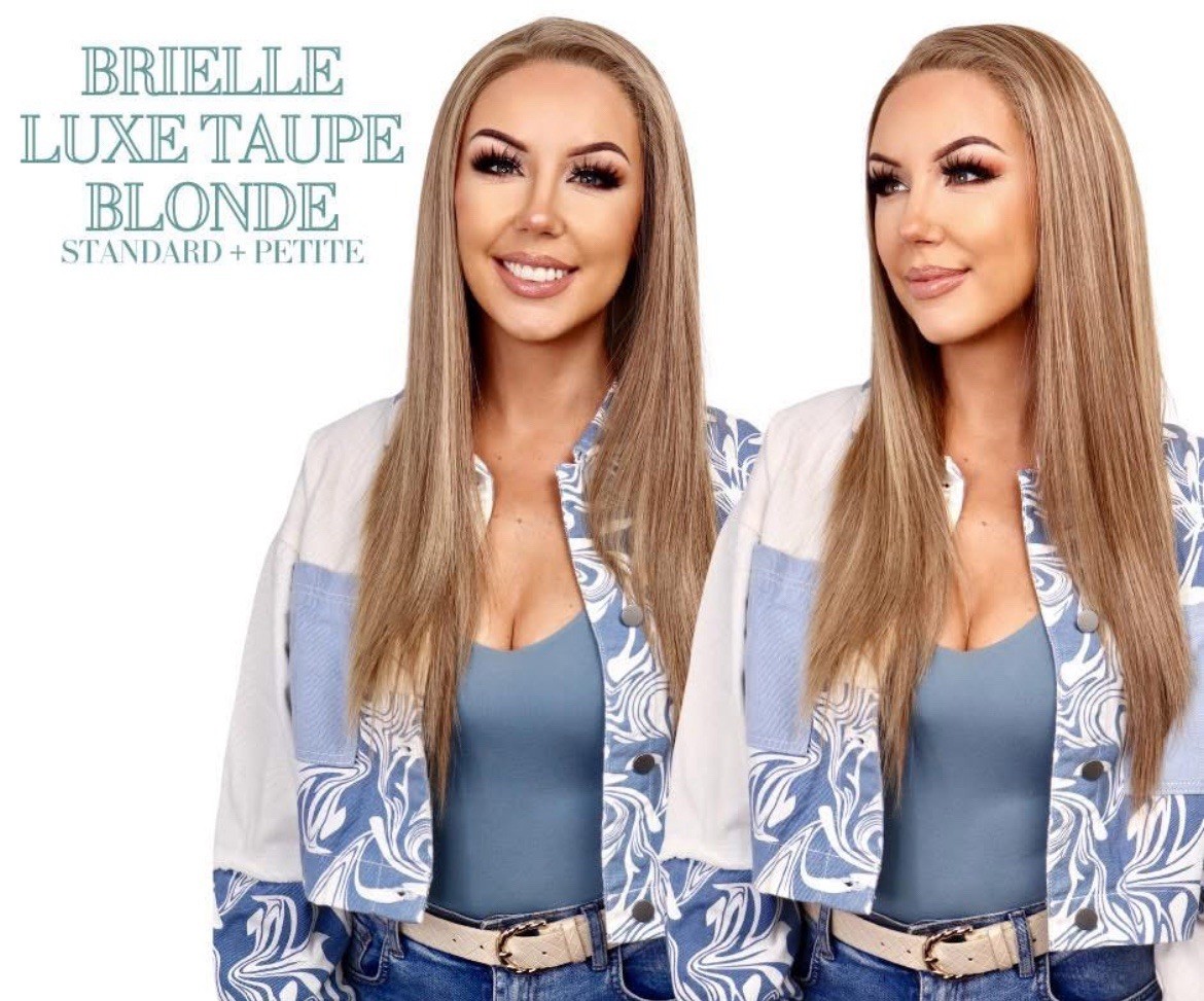 Chelsey Smith Crowns Lace Front Synthetic Brielle Luxe Taupe Blonde Standard Cap