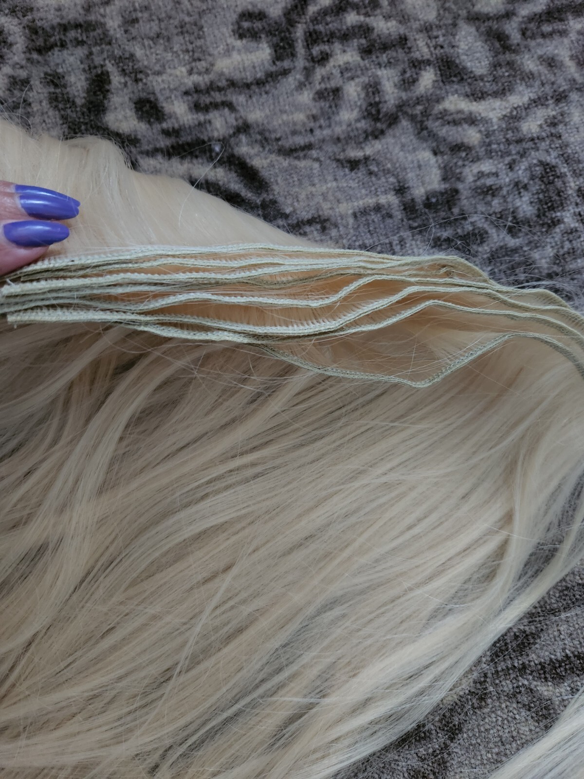 Eagle High 14 Inch Blonde sew in Synthetic Hair Extensions 10 Pc Straight