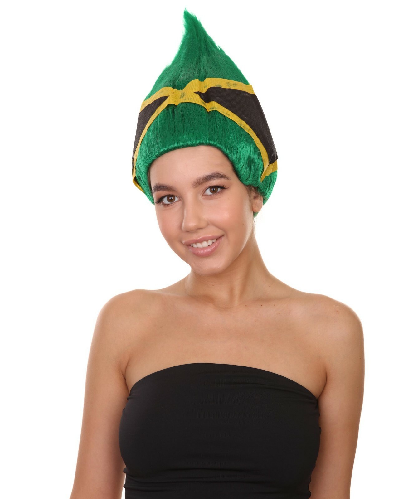 Women’s Flag Troll Wigs | Jamaica HW-1441A
