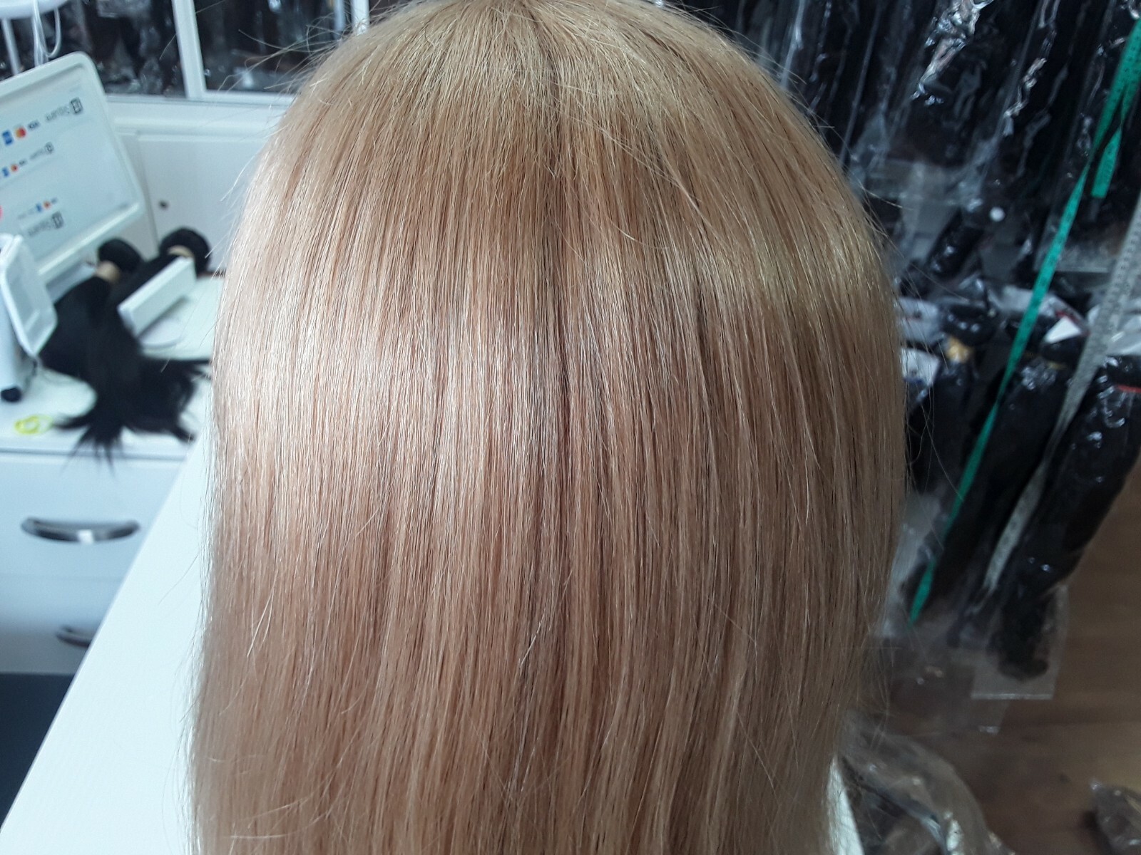 24 BRAZILIAN GLUELESS SILK BASE TOP FULL LACE WIG 180% DENSITY STRAIGHT HONEY 27