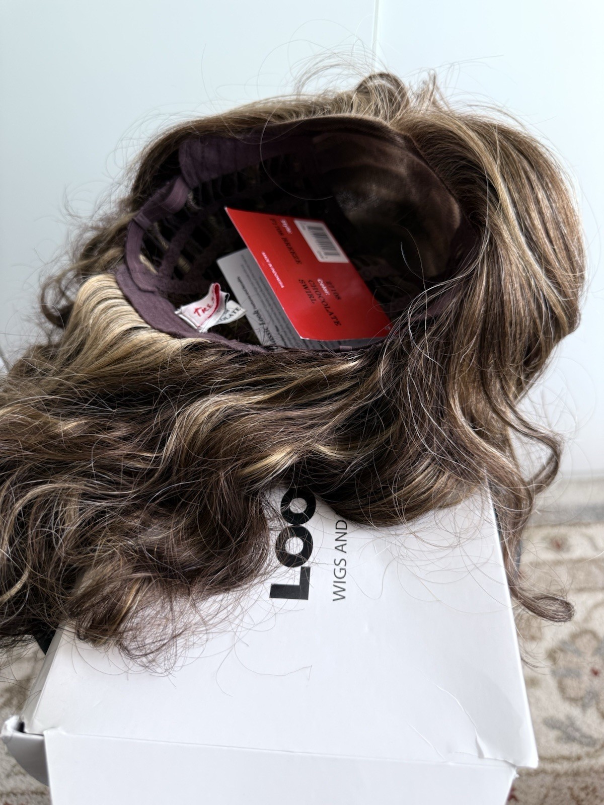 TRESSALLURE Breeze Lace Front Wig (Mono Top) Color CHOCOLATE SWIRL NEW