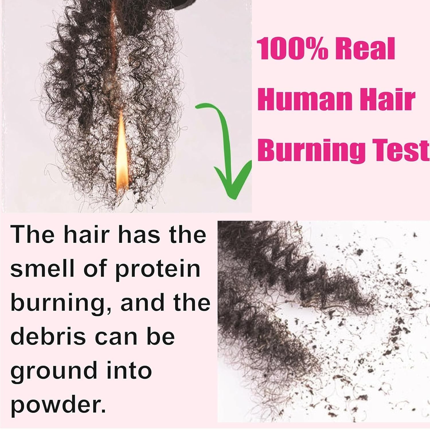 30g 100% Real Human Hair Bulk – Kinky Curly Afro Bundles for Natural Styles