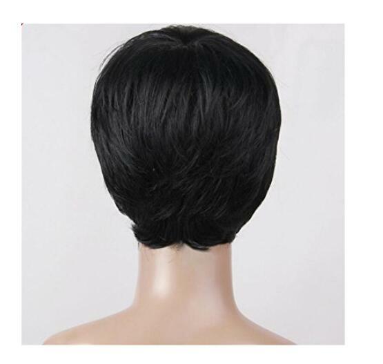 Pixie Cut Wigs Short Straight Human Hair Wigs For Women Full Machine Made Wig