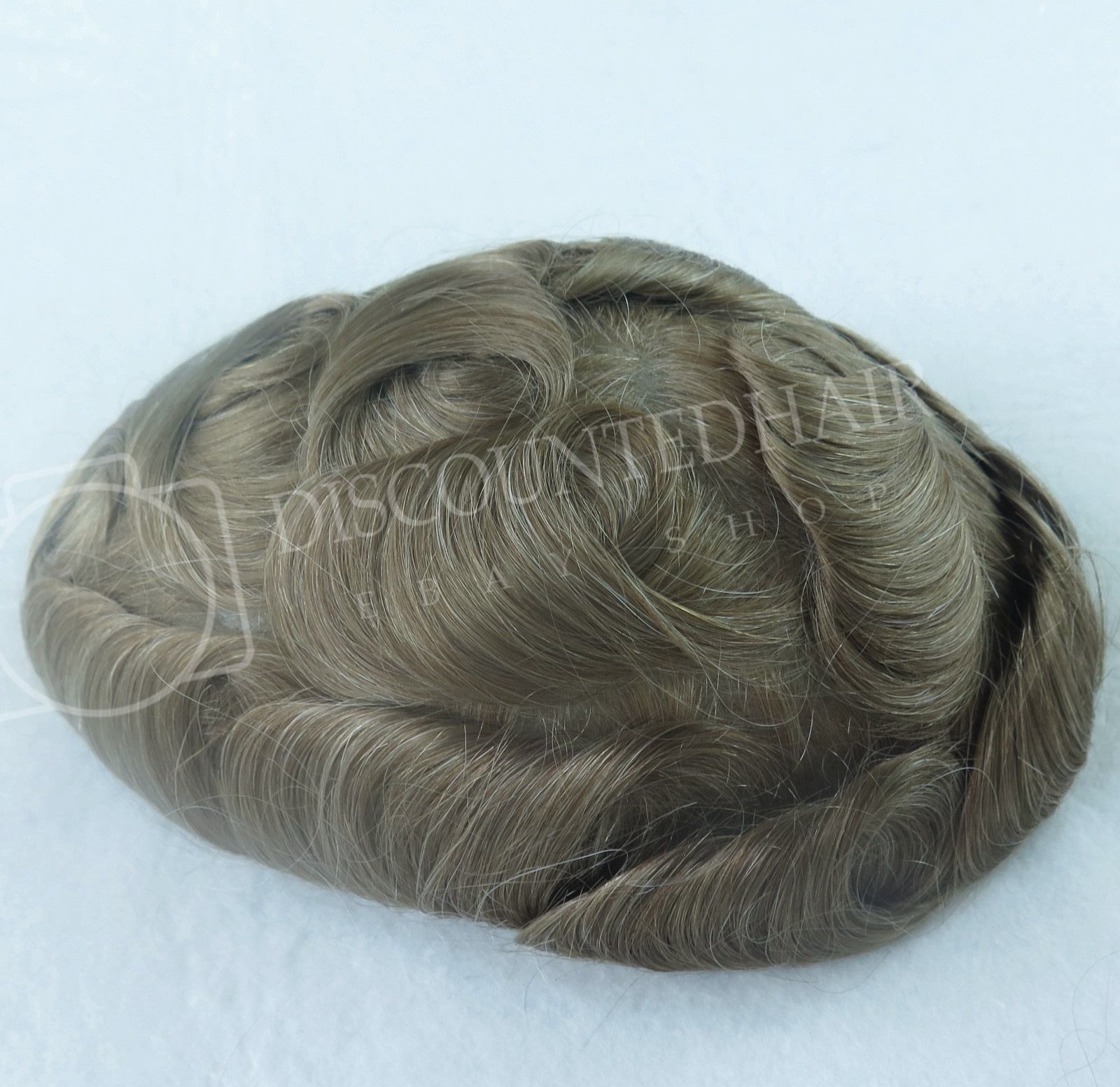Micro Thin Skin Hair Replacement V-loop Toupee System Natural Hairline XTS#2020