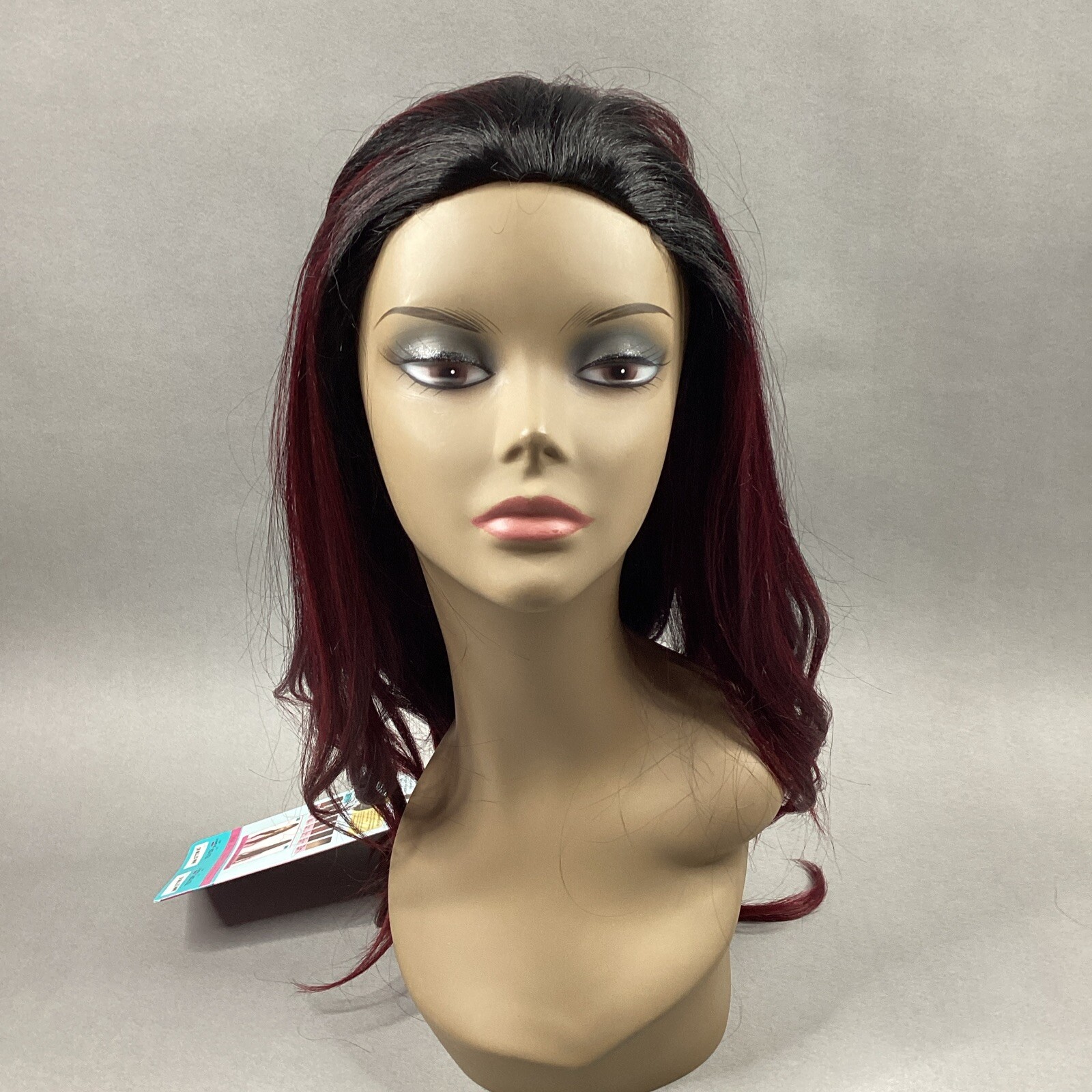 Converti-Cap + Wrap Pony Kiss & Tell #DR Mulled Wine Black Premium Synthetic Wig
