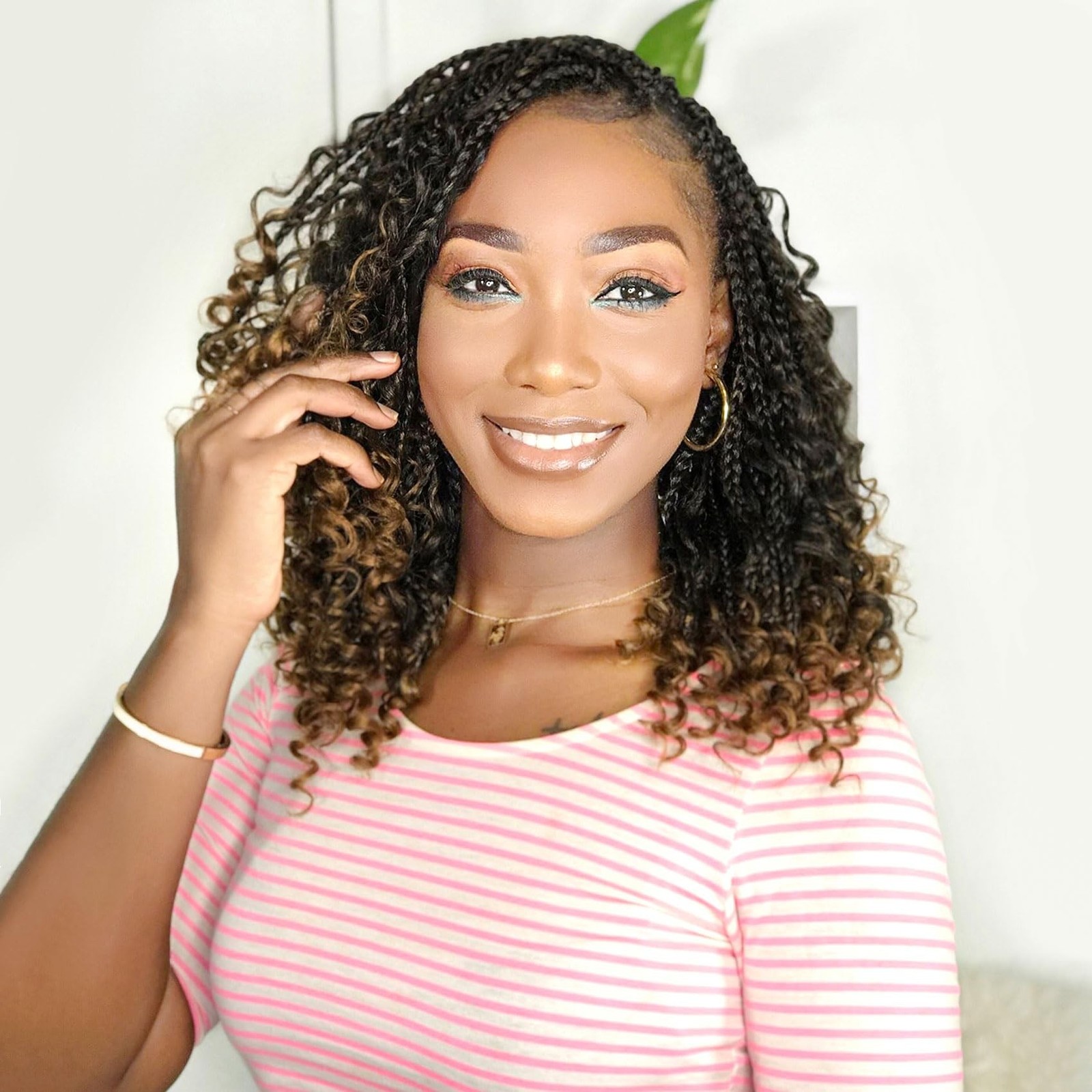 Fulcrum Goddess Box Braids Crochet Hair 12 Inch, 9 Packs Box Braids… Fast Ship