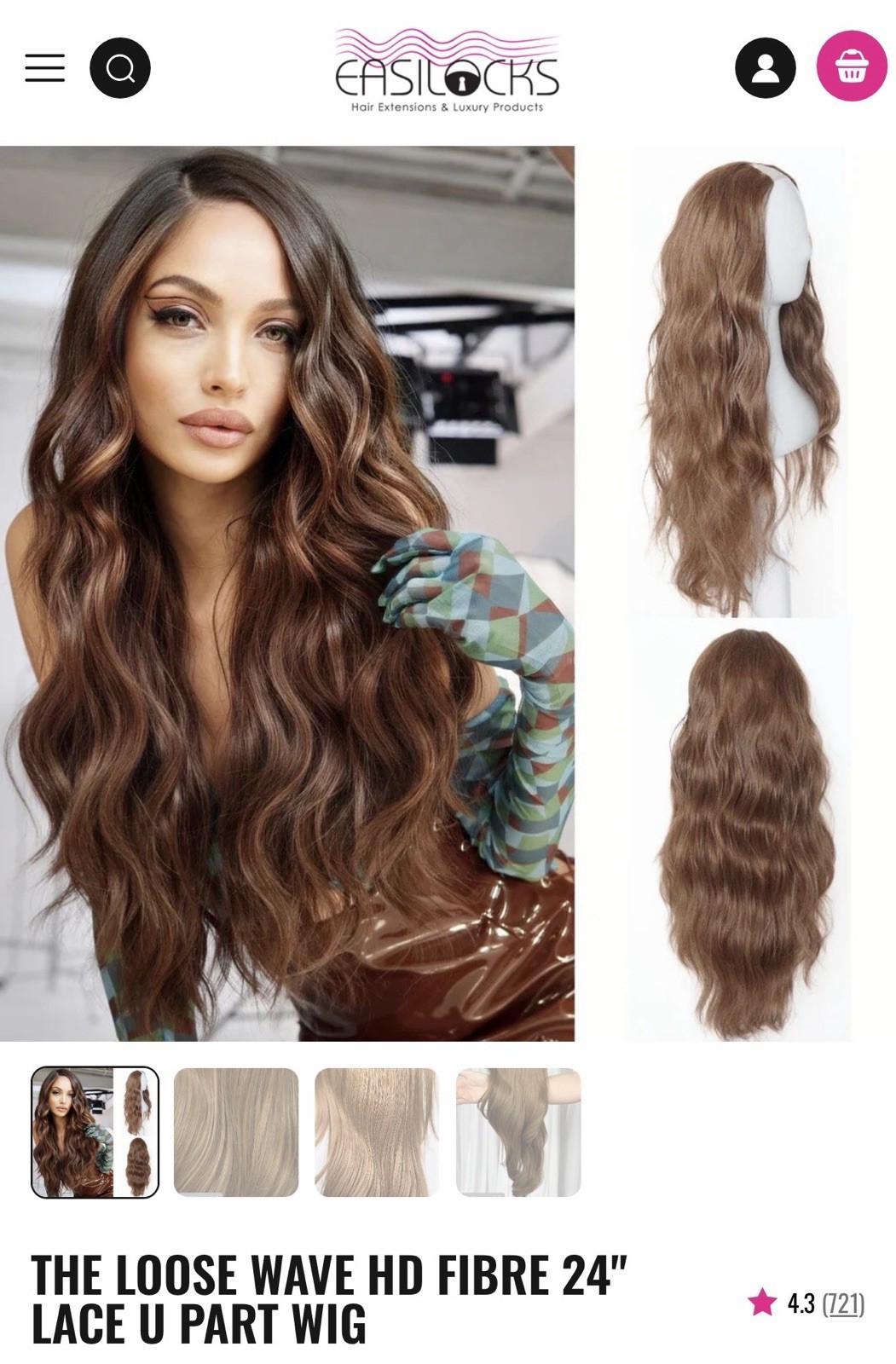 Easilocks U Part Wig