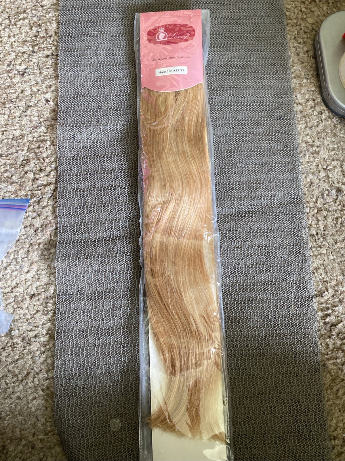Luxy Halo Hair Extensions Beige Blonde 22N-H Natural Remy 180g 18” PO-LUXY-0190