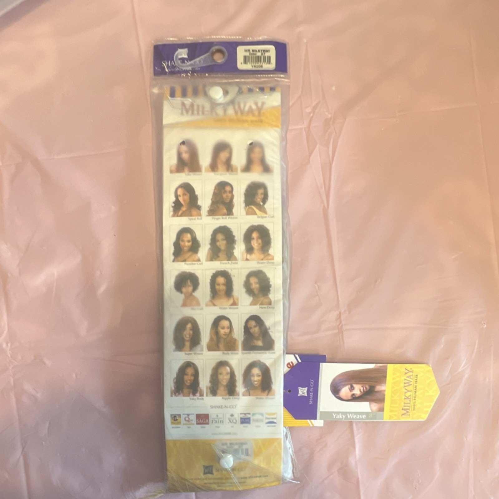 MILKY WAY Remy Yaky Weave Human Hair Extension 8in Color 27 Weaving