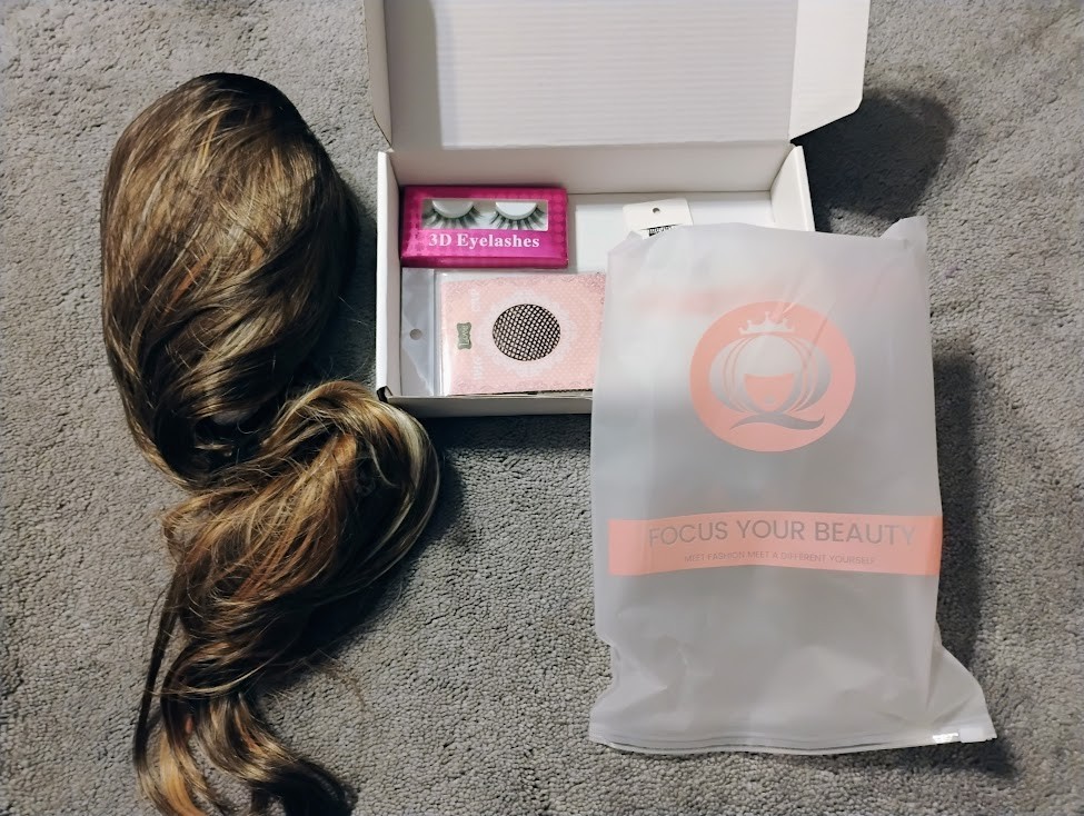 7JHH 26IN Long Hair Dark Brown Synthetic Wig – New In Box