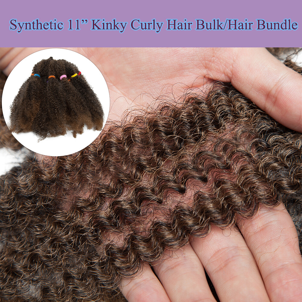 Afro Kinky Crochet Hair Crochet Marley Braids Hair Extension For Black Woman US
