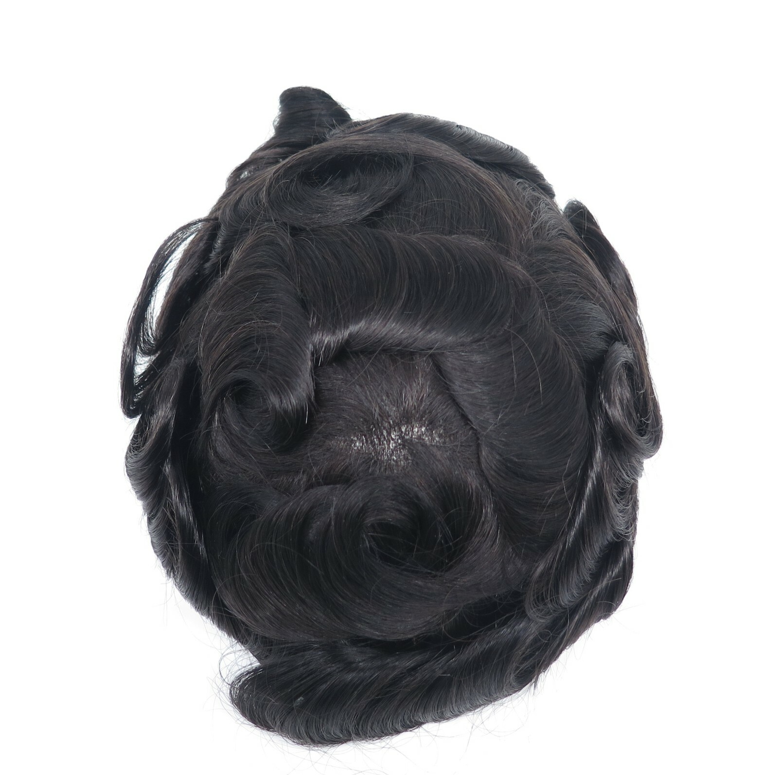 Natural BIO Thin Skin Hair System Mens Toupee Mens Wig Real Hair Replacement