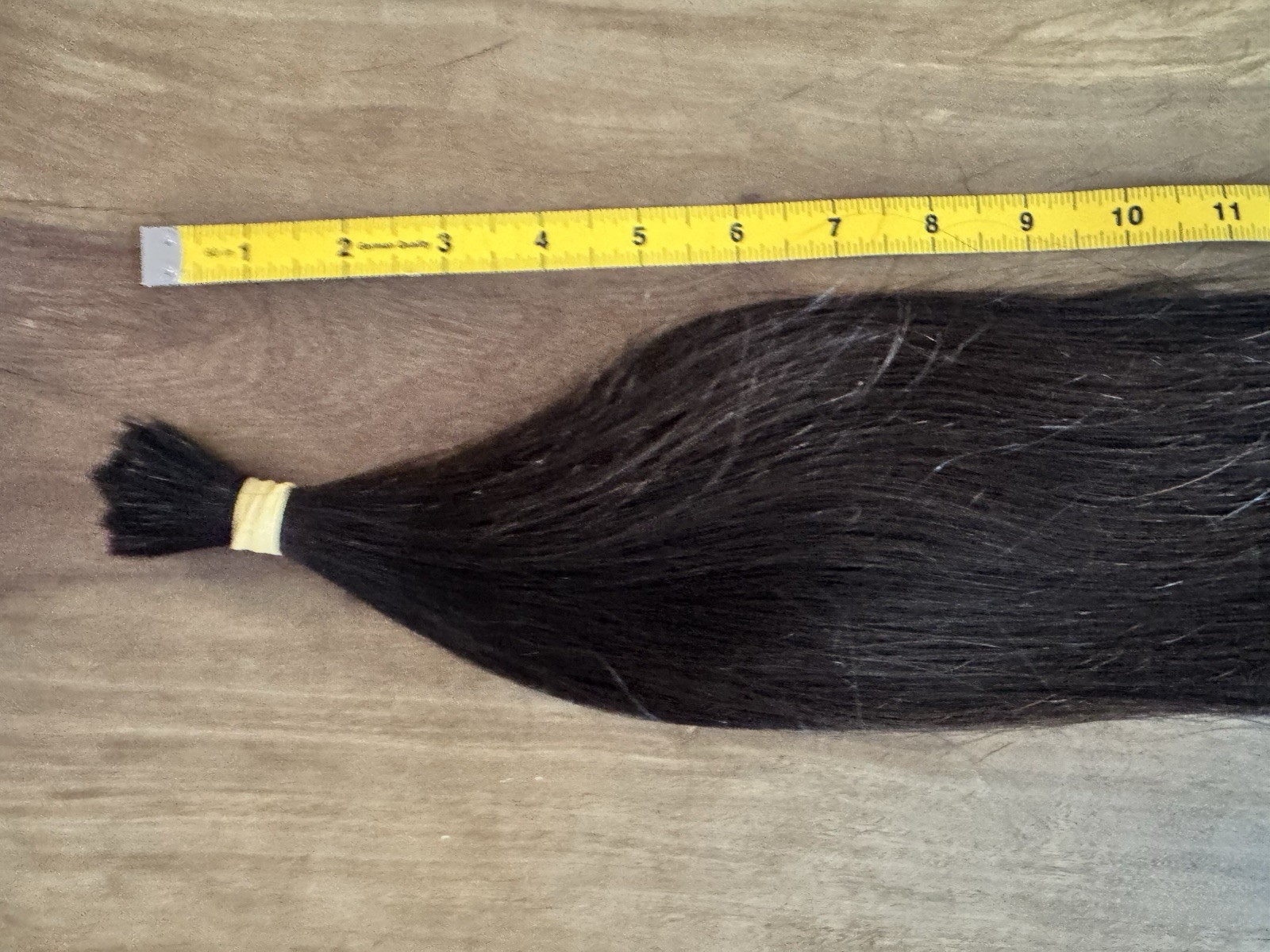 1594 Natural Human Hair Ponytail Straight Real Hair 21 Inch 65 G