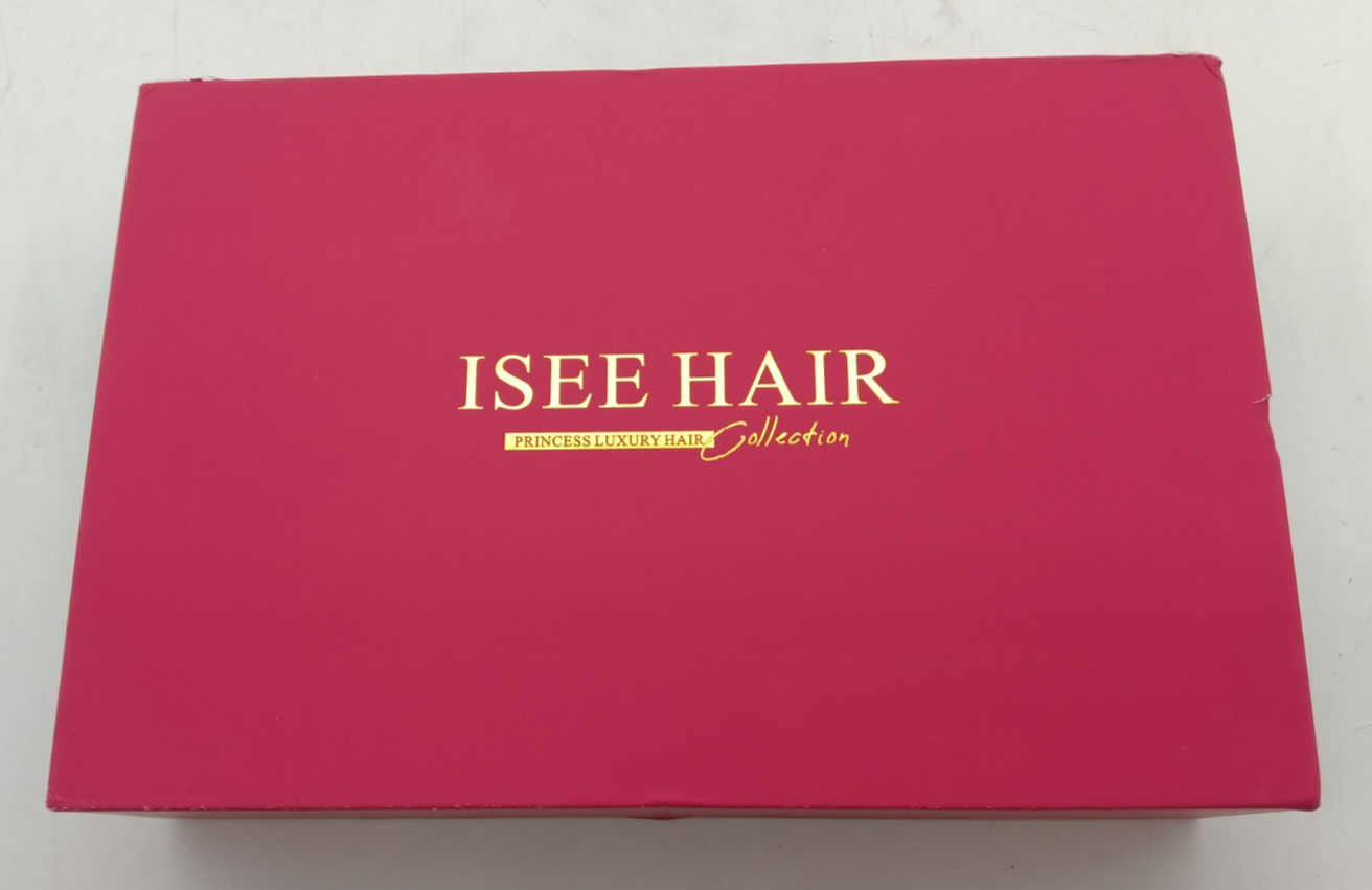 I SEE HAIR Brown Burmese Curly Half Wig InvisiFit Strap Flip Over Wig 20 in