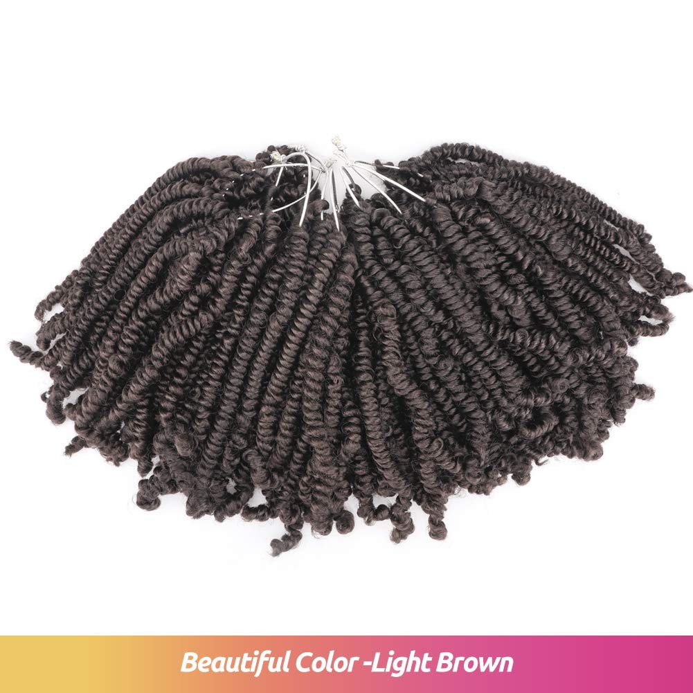Toyotress Bob Spring Twist 6 Inch160 Strands Short Fluffy Twist Pre-Twisted