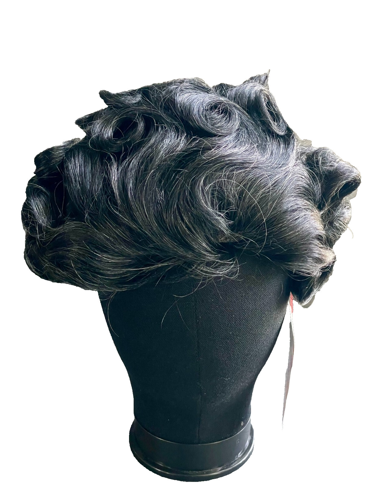 NWT Japan Toyokalon Black & White Curl 100% Non-Flammable Asykthetic Hair Fiber