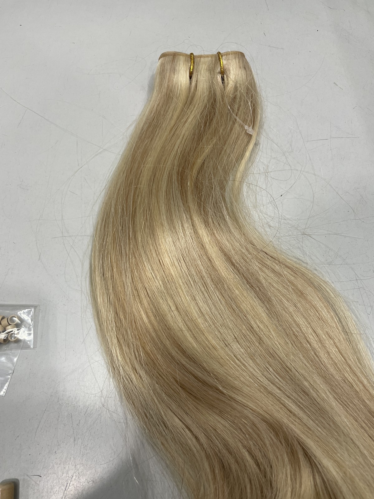 Wennalife Light Blonde Genius Sew In Weft Human Hair Extensions 18″