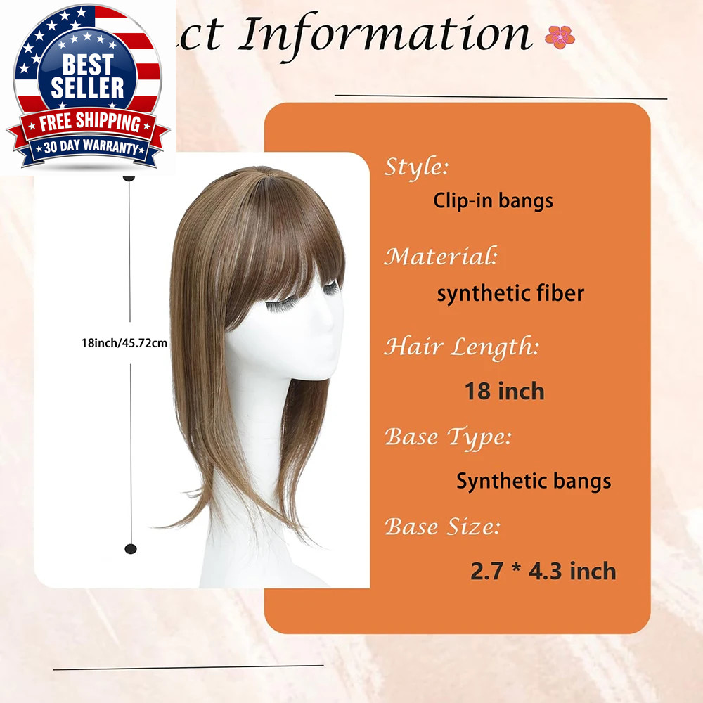 [22 Inch Straight Wig Block] Elegant 22 Inch Women’S Straight Synthetic Wig Bloc