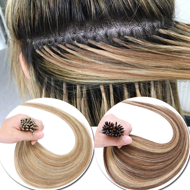 1G THICK Nano Ring 100% Remy Human Hair Extensions Nano Bead Microlink Highlight