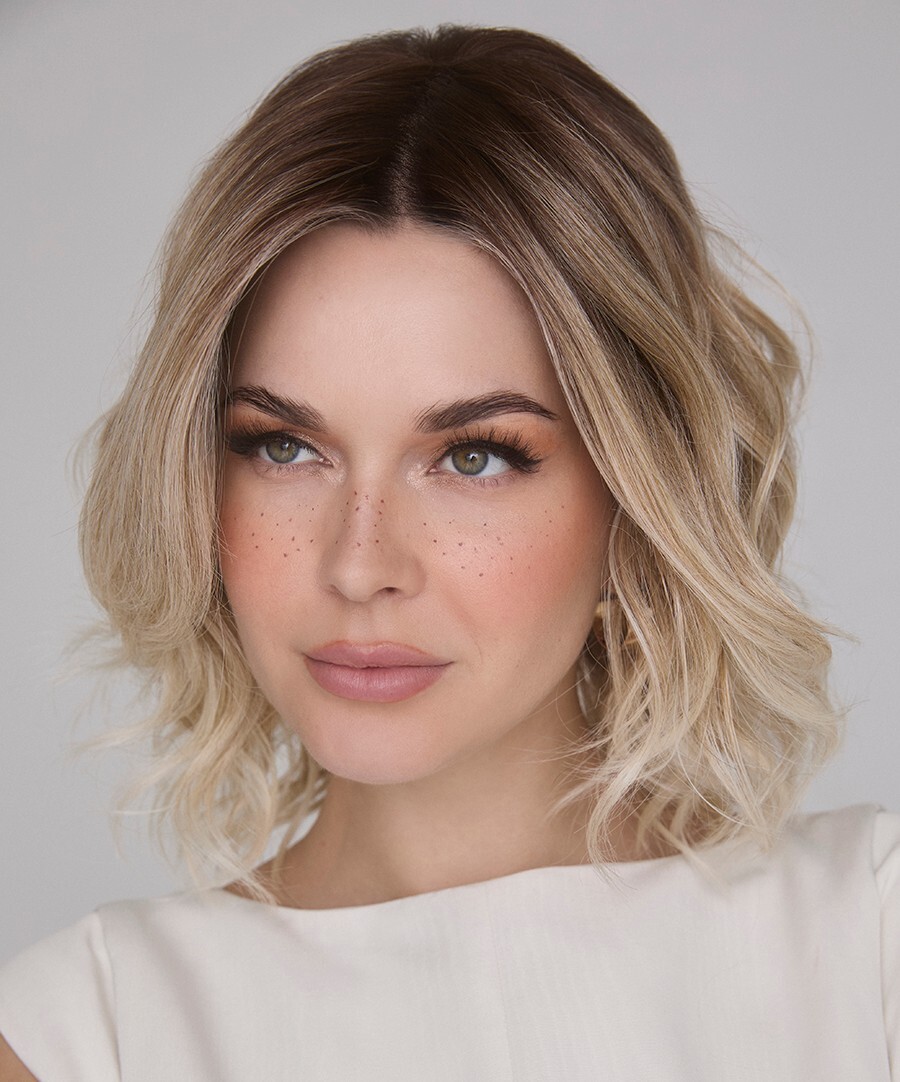 ROHAN Wig by AMORE, *ANY COLOR* Heat Friendly! Mono Top, Extended Lace Front NEW