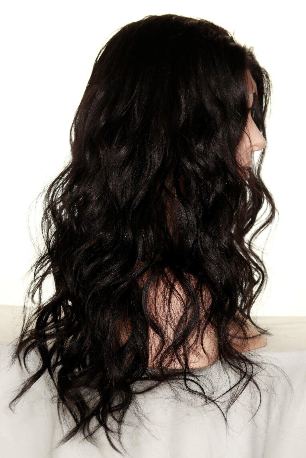 LACE FRONT HAND TIED HEAT FRIENDLY WIG EXQUISITE SENSUAL COLOR #2 #1471