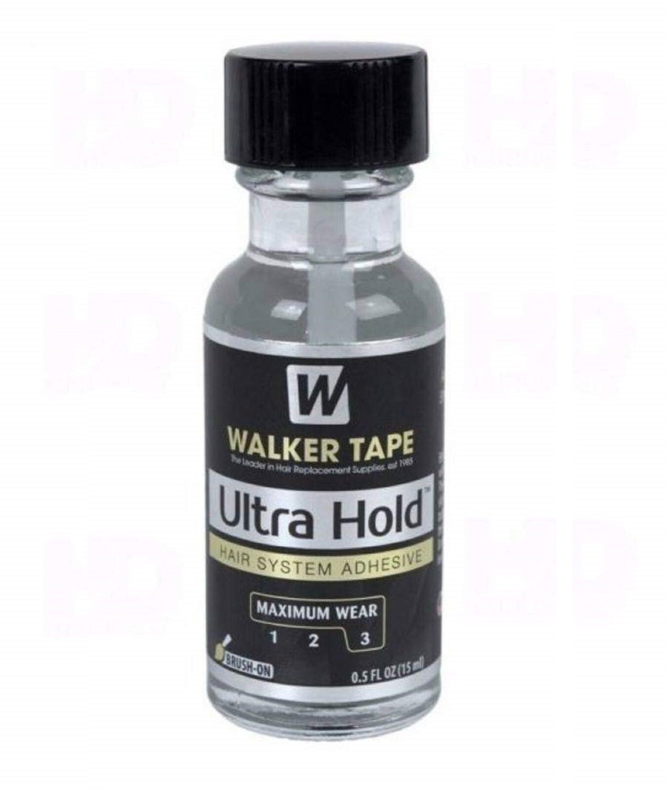 WALKER ULTRA HOLD LACE WIG ADHESIVE GLUE BRUSH – ON 0.5 OZ BOTTLE – NEW