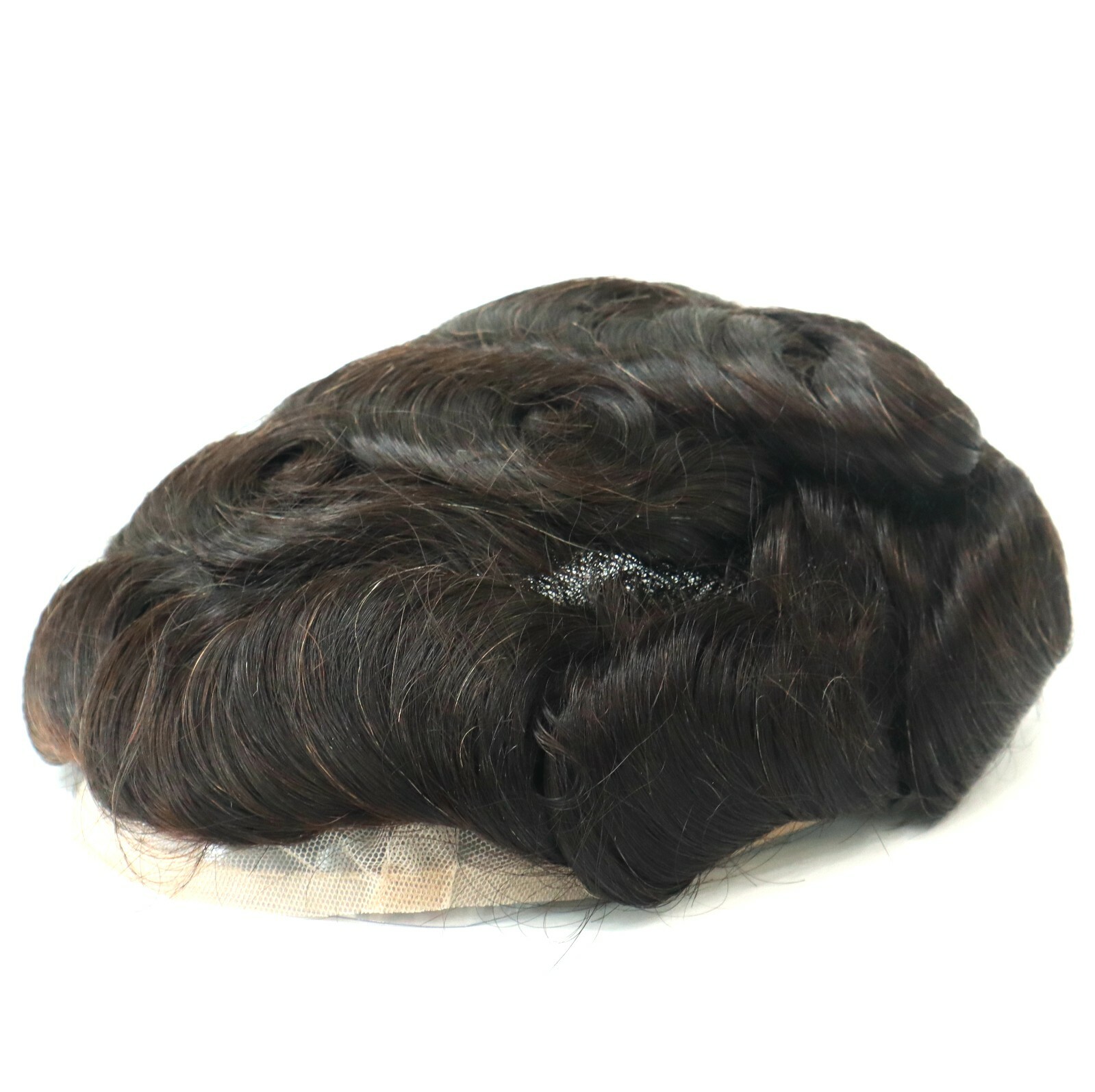 Mens Toupee Hair Replacement Medium Density System All French Lace Hairpieces