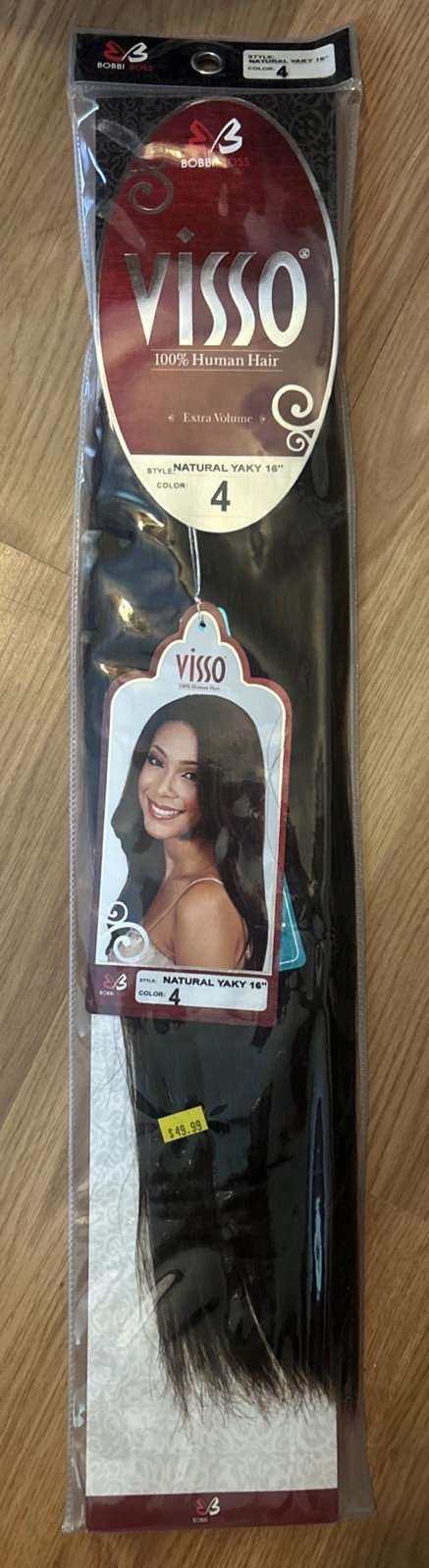 100% Human Hair Extension. 14”inch. Color #4. 1 Pack For $35.