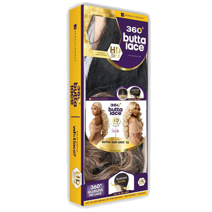 Sensationnel 360 Butta Lace Glueless HD Center Lace Part Wig – BUTTA 360 UNIT 10