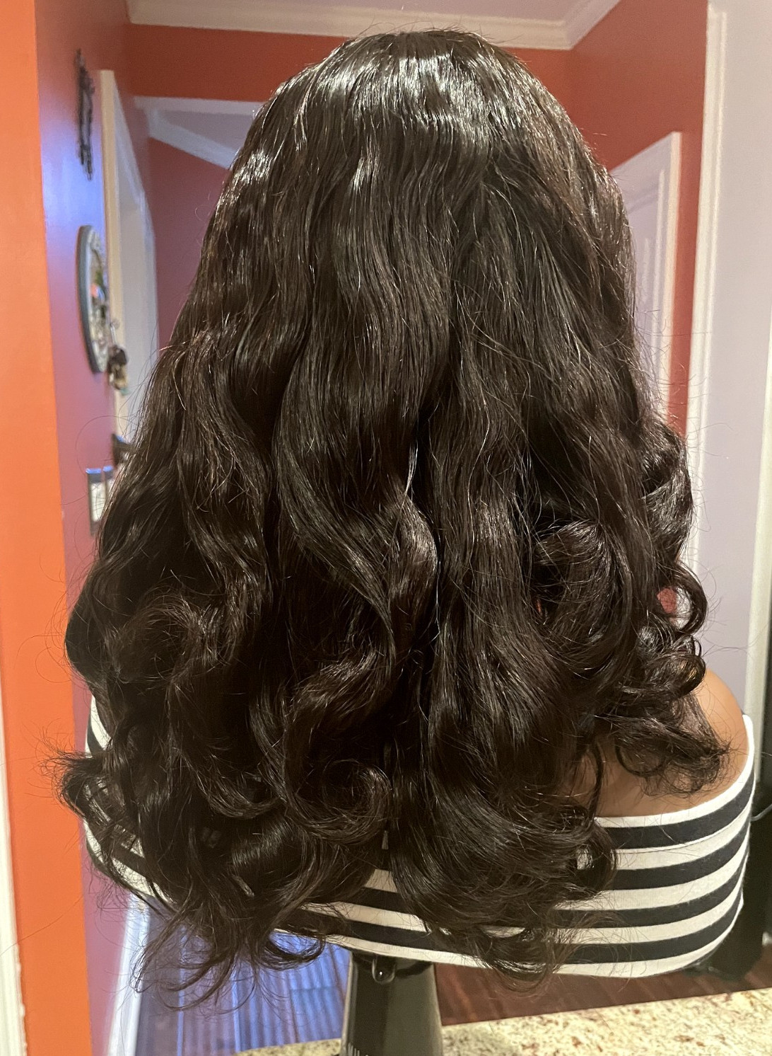 Authentic Cambodian Hair Glueless Wig Super Double Drawn 16″