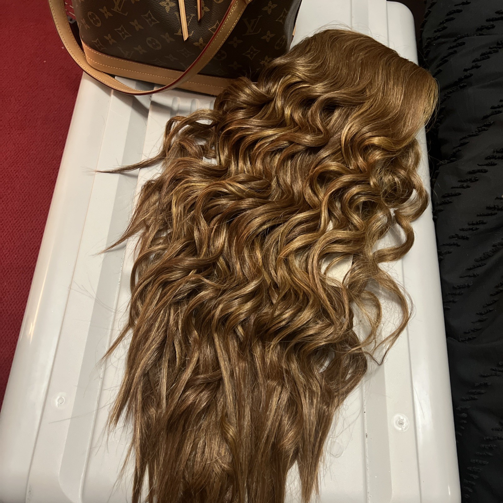 NWT Hairdo Thrill Seeker Lace Front Wig (Mono Part) Glazed Cinnamon R3025S+