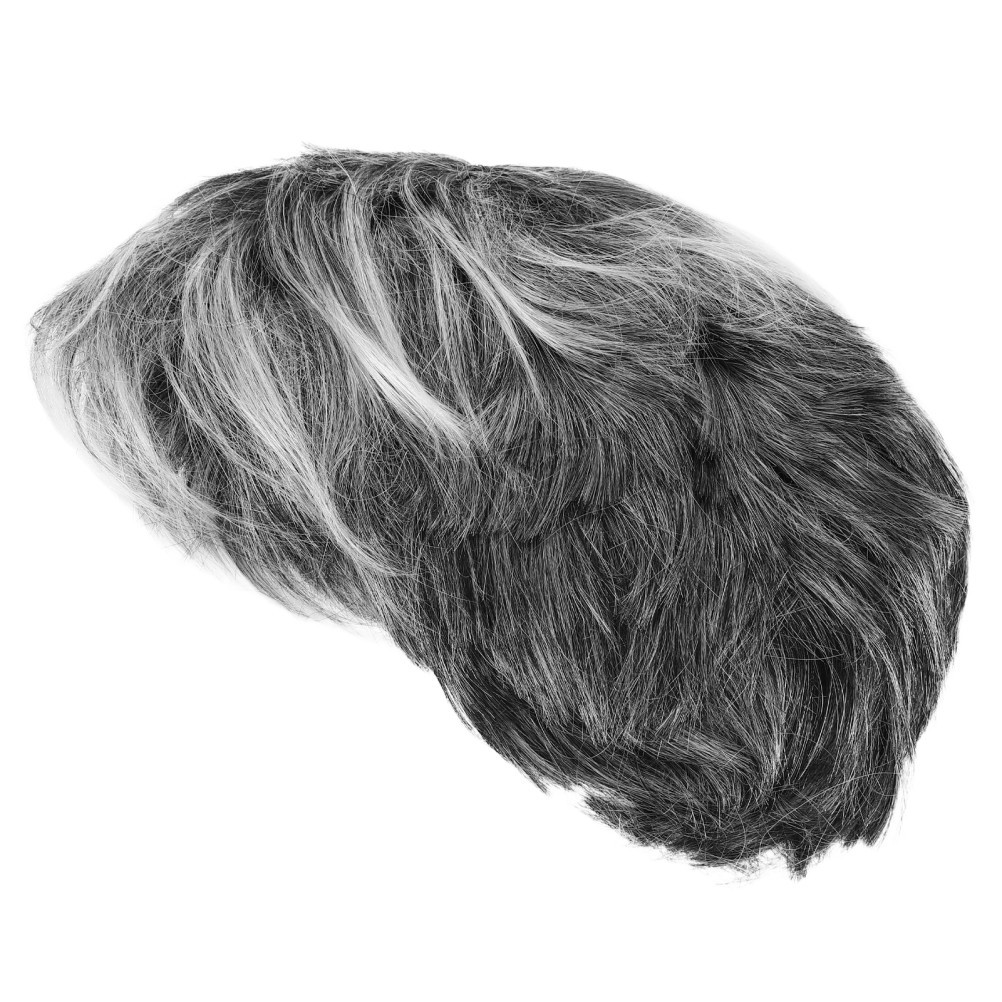 Wigs for Costume Parties Dress-Up Old Man Person Colorful Party Hairpieces