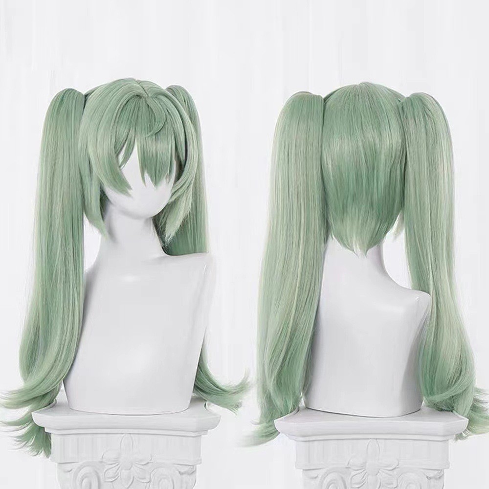 Zenless Zone Zero Corin Wickes Cosplay Wig Moss Green Wavy High Density