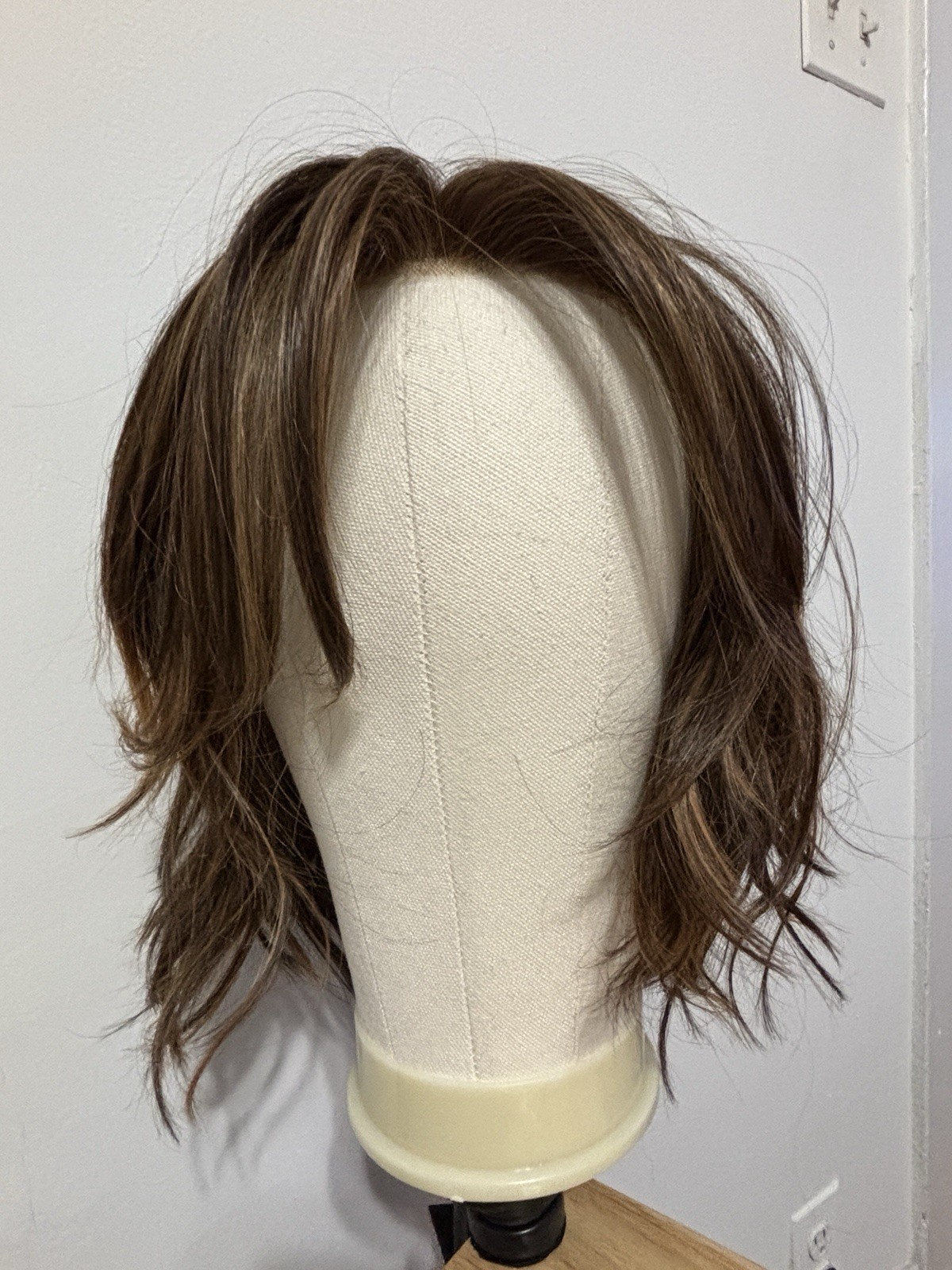 Belle Tress City Collection Modena Lace Front Wig Mocha Maple Brown Wavy