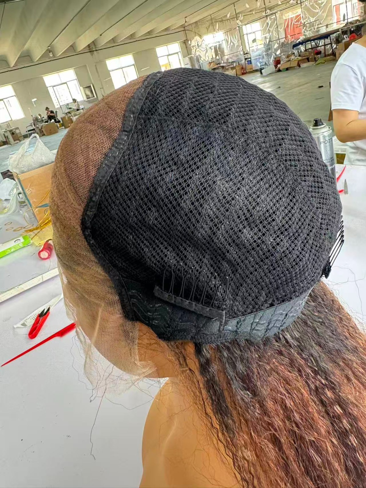 6*9 22in 180% straight hd ombre color wig 180% density 100% Human Hair