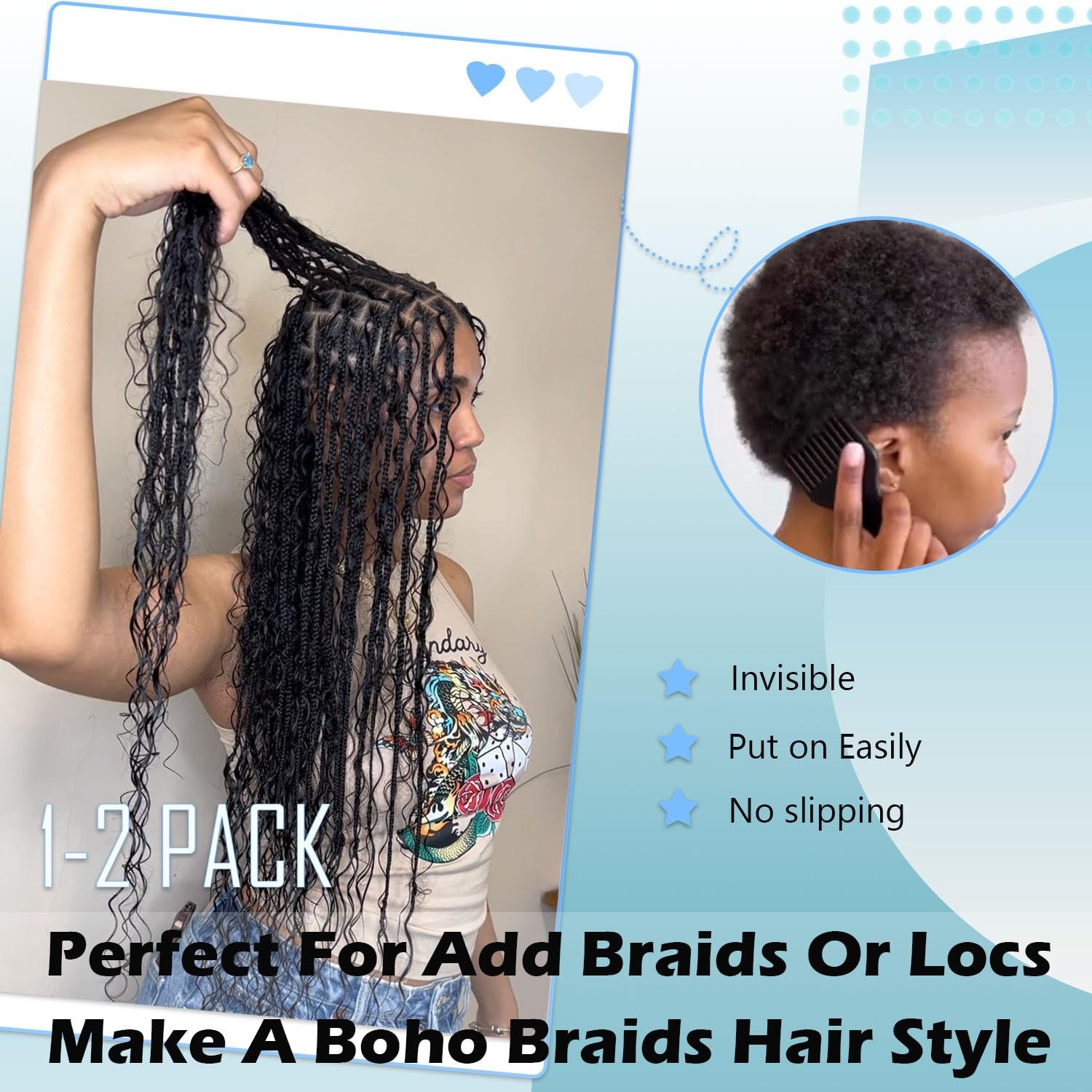 Miracle Knots Crochet Hair for Black Women 2 Packs 20 Inch 70g Pre-Separated …