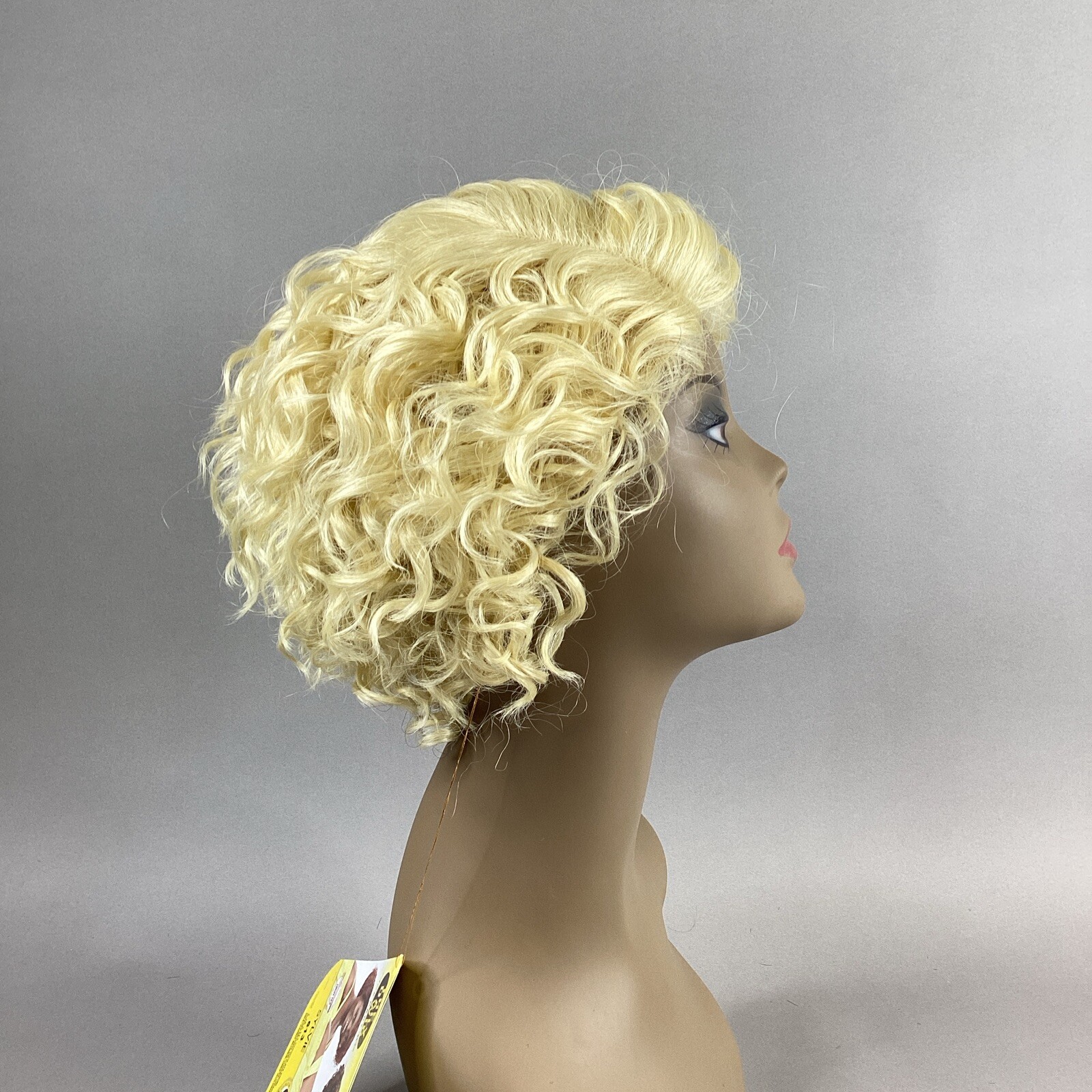 Sylvie Short Wavy #613 Platinum Blonde Premium Synthetic Lace Part Wig