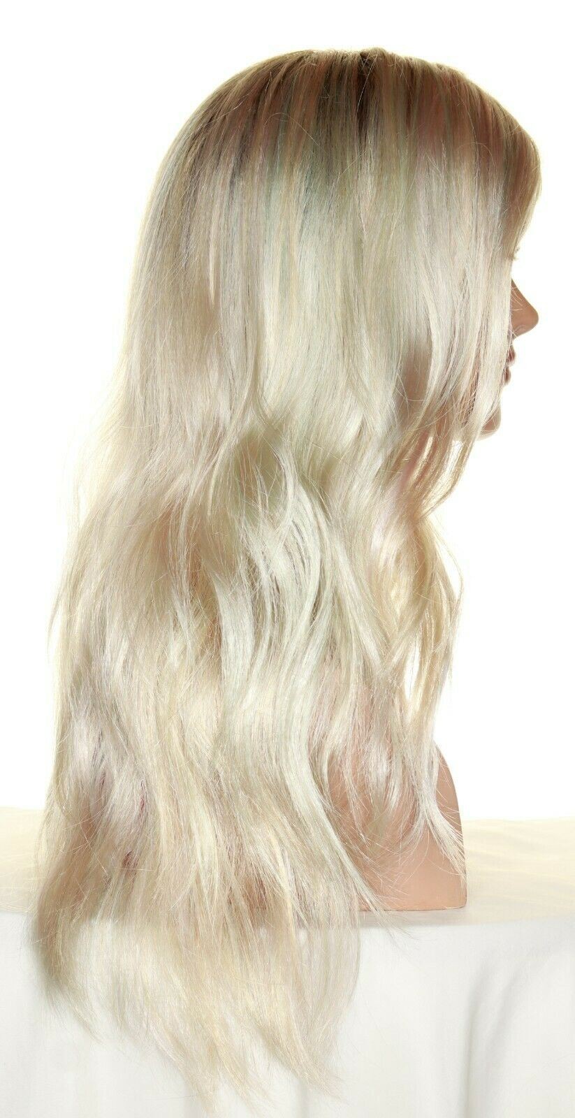 Wren Rene of Paris Wig Wavy Long Rooted Blond PASTEL RAINBOW R