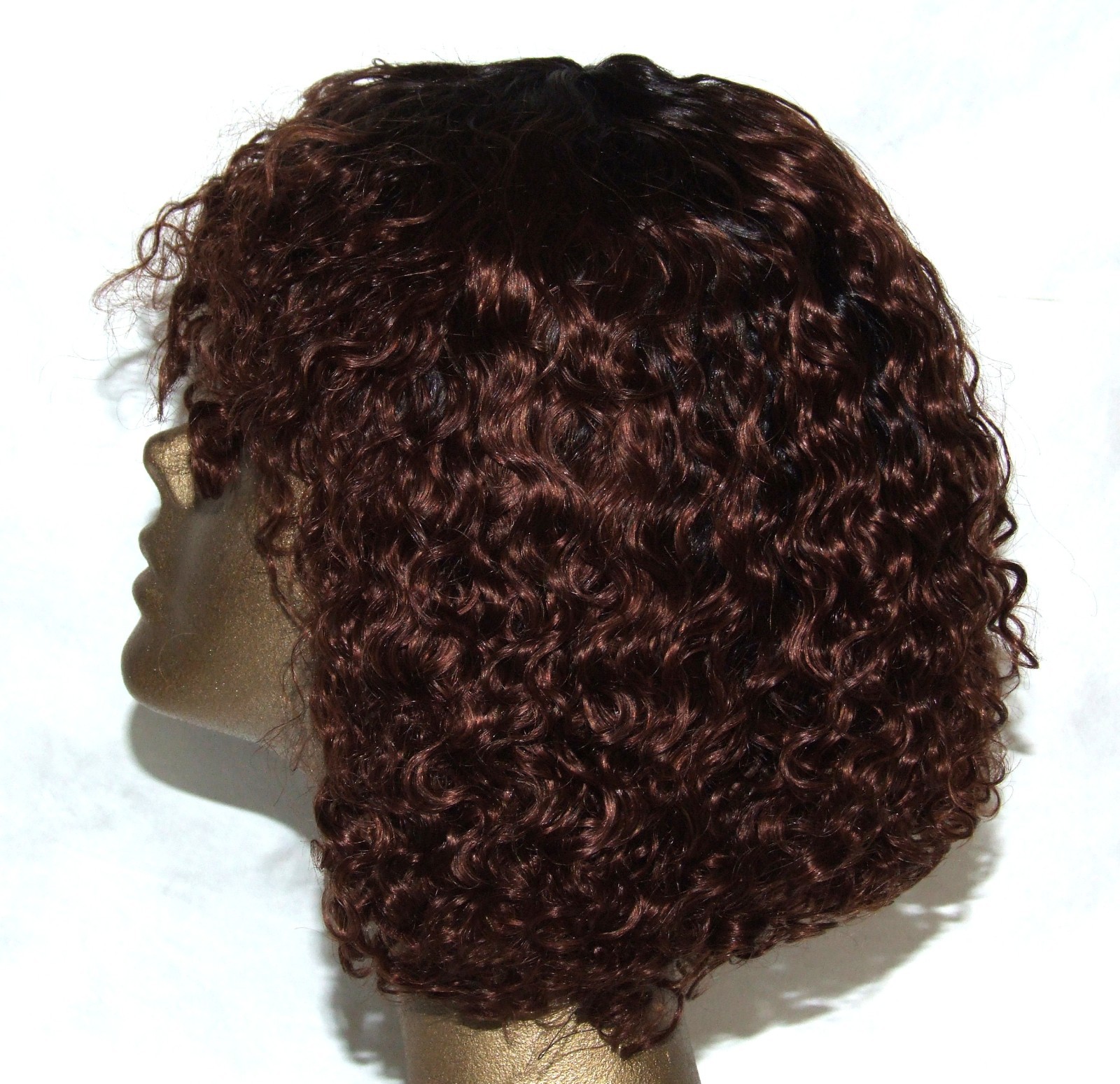 Spotlight 100% Human Hair Kinky Curly Auburn ES WH Pro-Lucerne 10″ TT1B/33