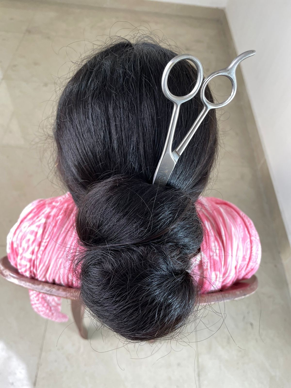 35 inches Indian Virgin human hair extensions with extreme Thickness