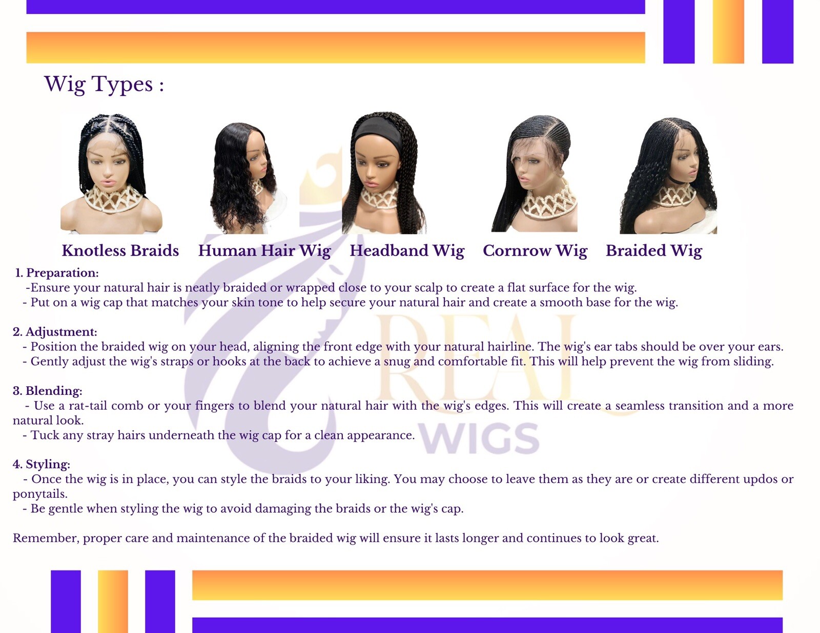 Braided Water Wave Wig. Made on a full lace wig.length is 24inches Long.black.