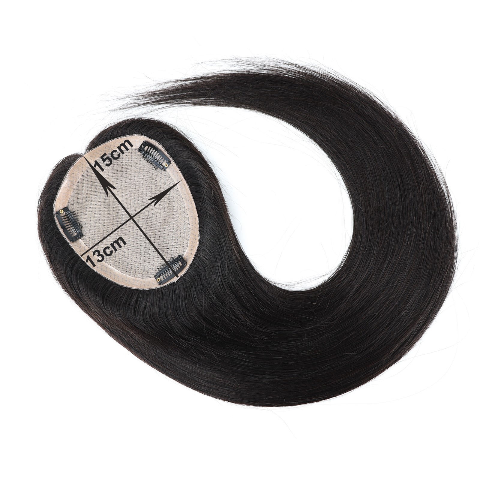 100% human hair Topper Remy European Hair Silk Top Hand Tied hair extensions