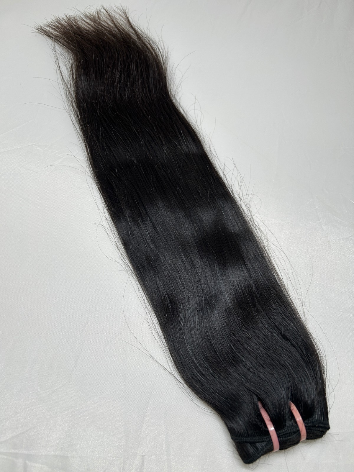 Raw Natural Straight Hair Weave Extensions Human Hair Weft Bundles