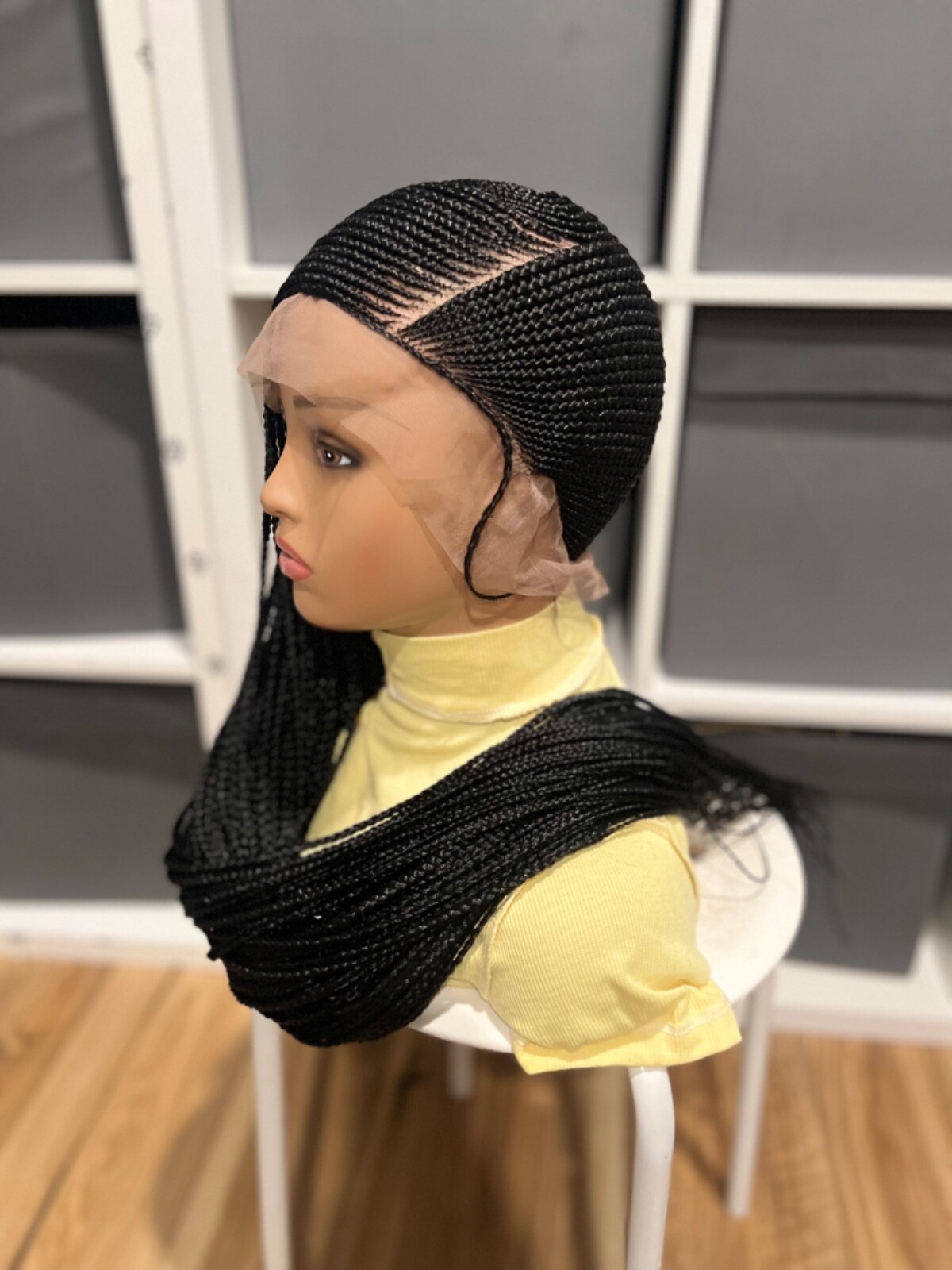 Braided Cornrow Wig. .made On A Full Lace Wig. Length Is 30inches long.