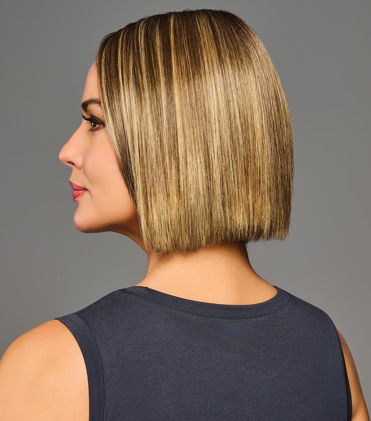 CUTTING EDGE GABOR WIG ALL COLOR Center Mono Part, Lace Front, HeatFriendly