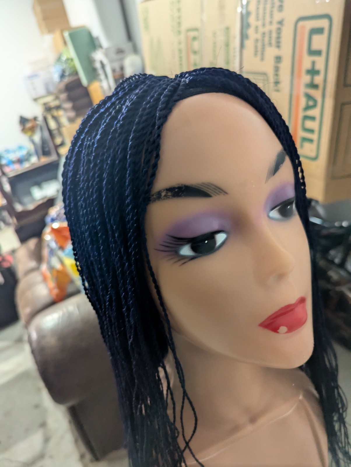 14″ Handmade Twisted Braid Color: (Blue)