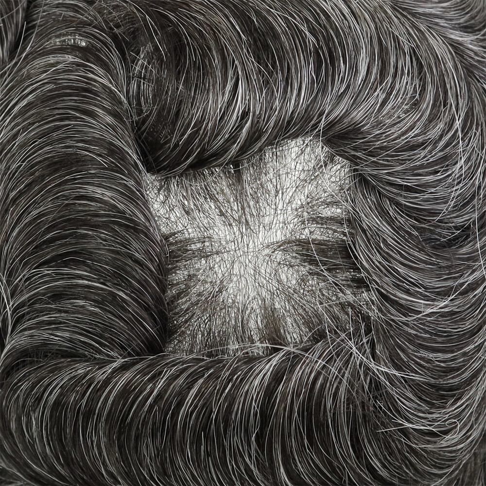 Ultra Thin Skin Mens Toupee Hairpiece Invisible Poly PU Hair Replacement Systems