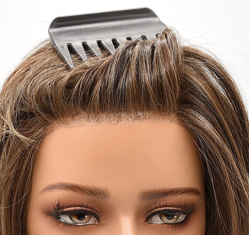 ALICANTE Wig by BELLETRESS, Dark Brown + HL, *CLEARANCE!* Mono Part + Lace Front