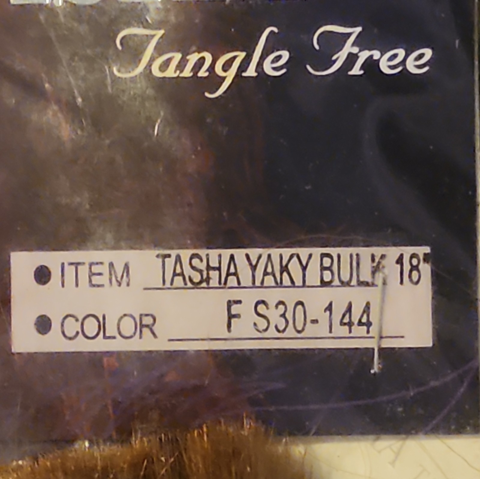 Tasha Yaky bulk 18″ FS30-144
